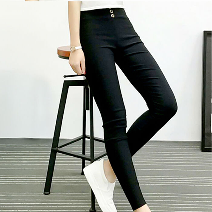 BACKYARD FAMILY「レギンスパンツ スキニーパンツ 通販 レギンス パンツ 極細 スキニー 細見え レディース 黒」|レギンス・スパッツ|