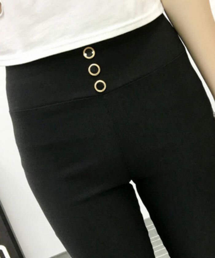 BACKYARD FAMILY「レギンスパンツ スキニーパンツ 通販 レギンス パンツ 極細 スキニー 細見え レディース 黒」|レギンス・スパッツ|