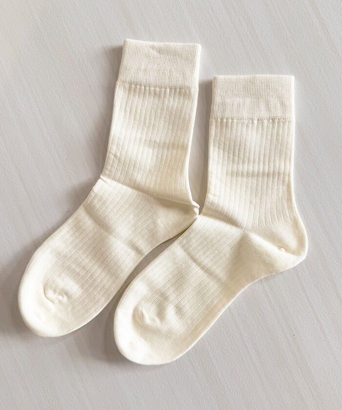 BACKYARD FAMILY「ソックス リブ 通販 リブソックス 靴下 クルーソックス クルー丈ソックス くつ下 くつした」|ソックス|