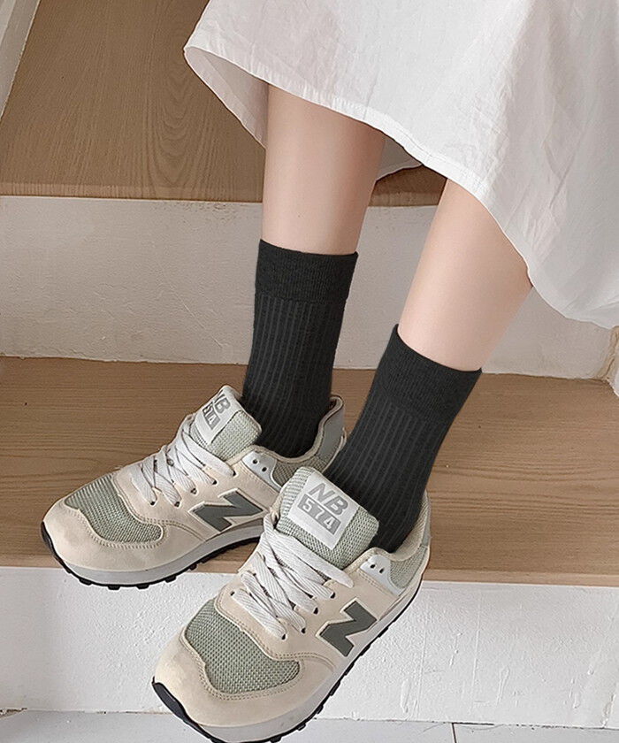 BACKYARD FAMILY「ソックス リブ 通販 リブソックス 靴下 クルーソックス クルー丈ソックス くつ下 くつした」|ソックス|