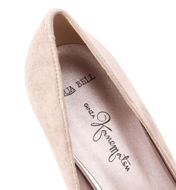 銀座かねまつ「LSDT2101SUEGRE 【防水】【本革】アクアベルパンプス」|パンプス|