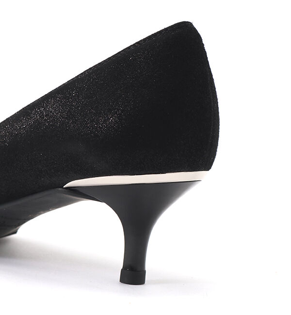 銀座かねまつ「LSDT2101METBLK 【防水】【本革】アクアベルパンプス」|レインシューズ|