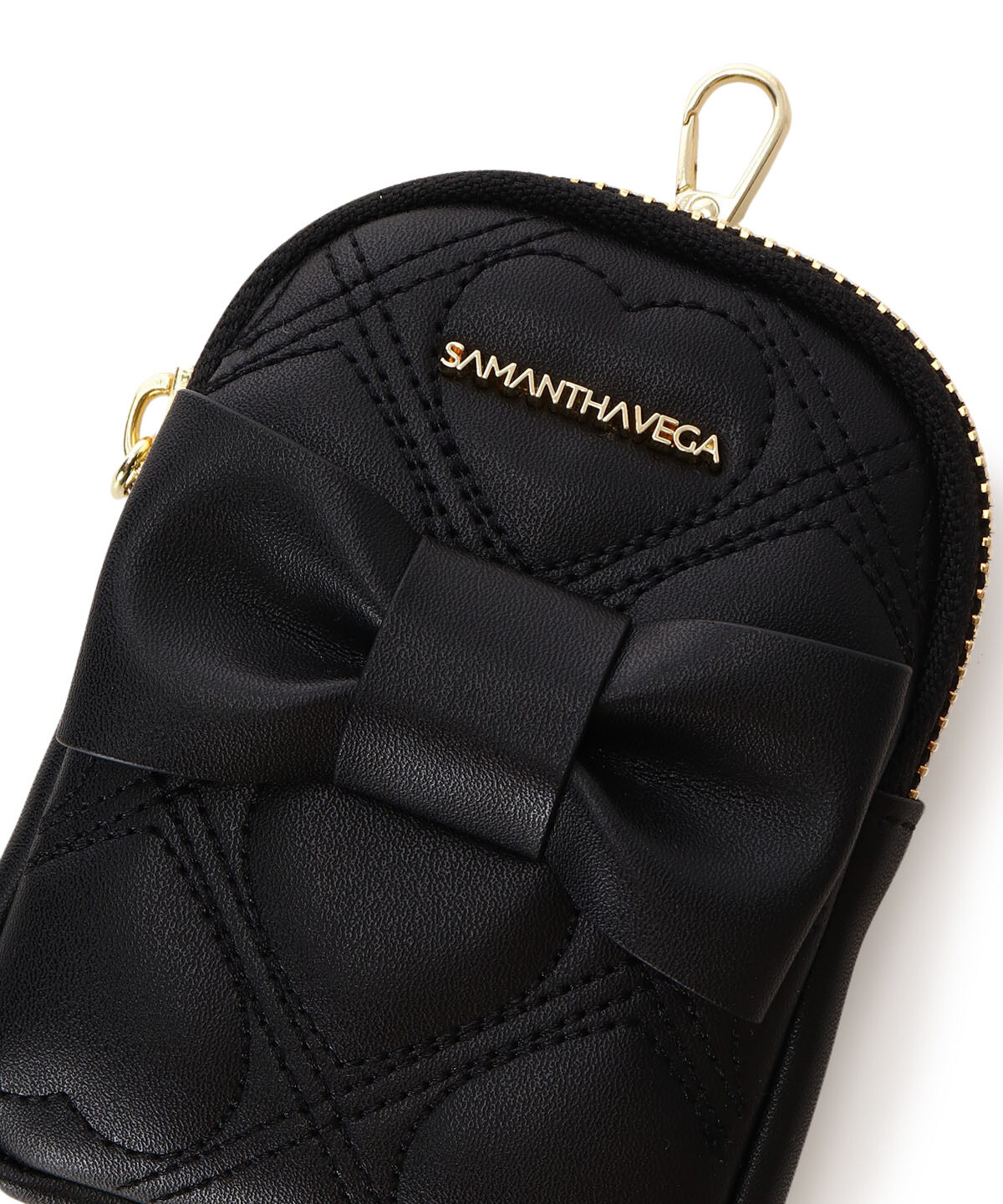 Samantha Vega「ハートキルトポーチ型チャーム」|ポーチ|