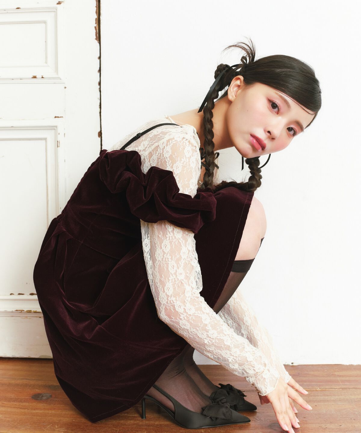 REDYAZEL「2wayショルダーフレアミニワンピース」|ワンピース|