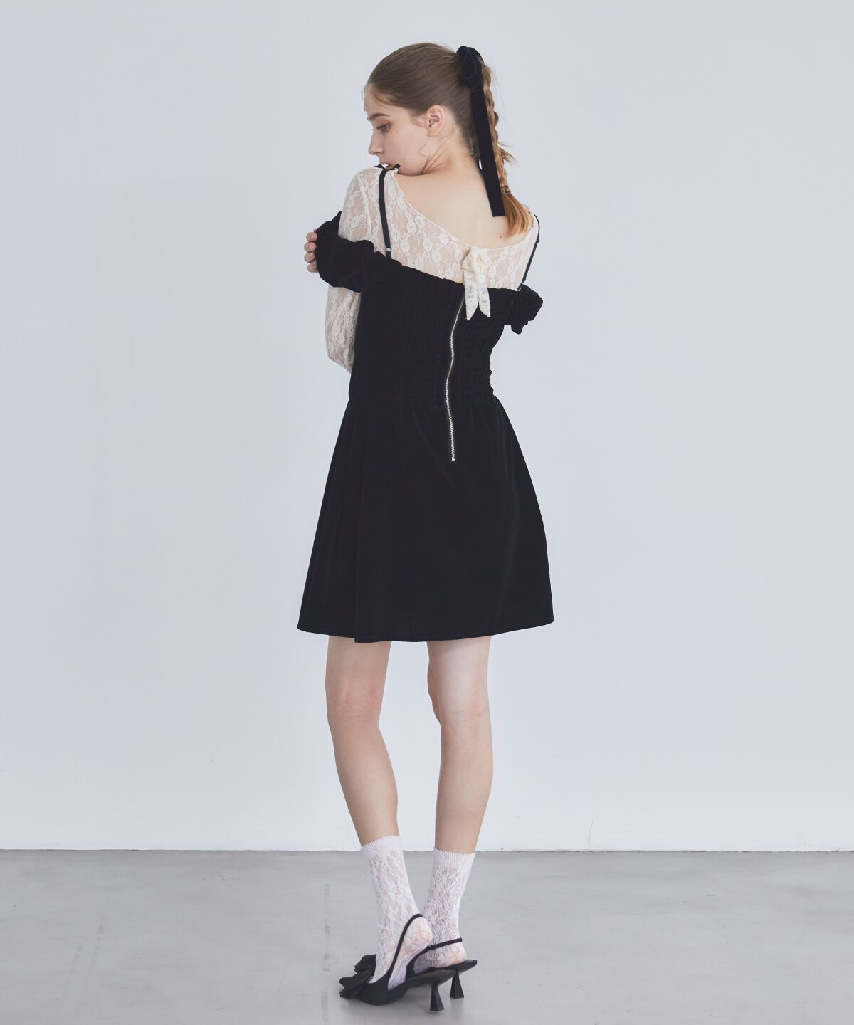 REDYAZEL「2wayショルダーフレアミニワンピース」|ワンピース|