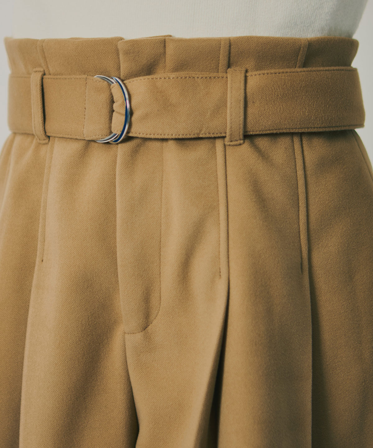 REDYAZEL「ウールライクタックショートパンツ」|キュロット|