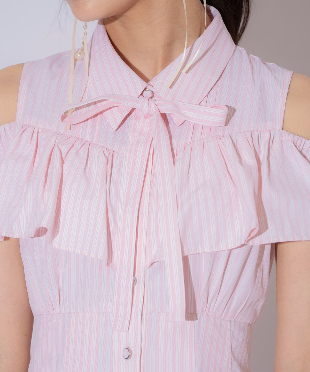 WILLSELECTION「２WAYスリーブストライプシャツワンピース」|ワンピース|