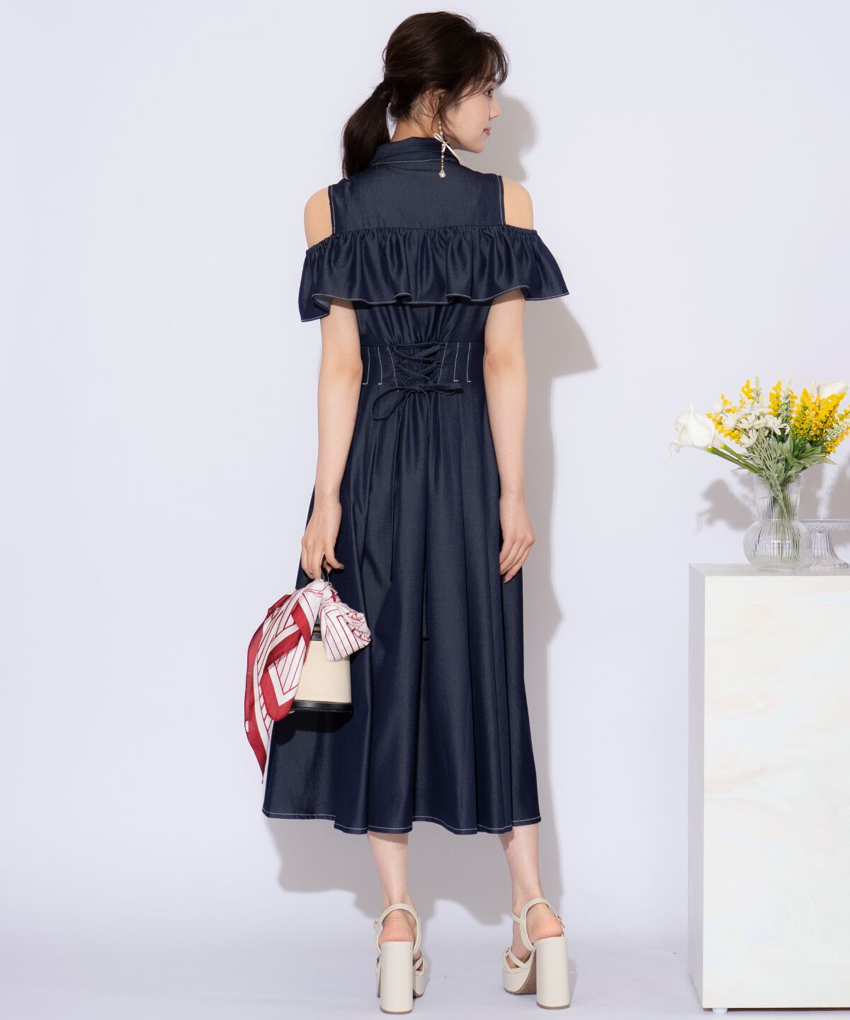 WILLSELECTION「２WAYスリーブストライプシャツワンピース」|ワンピース|