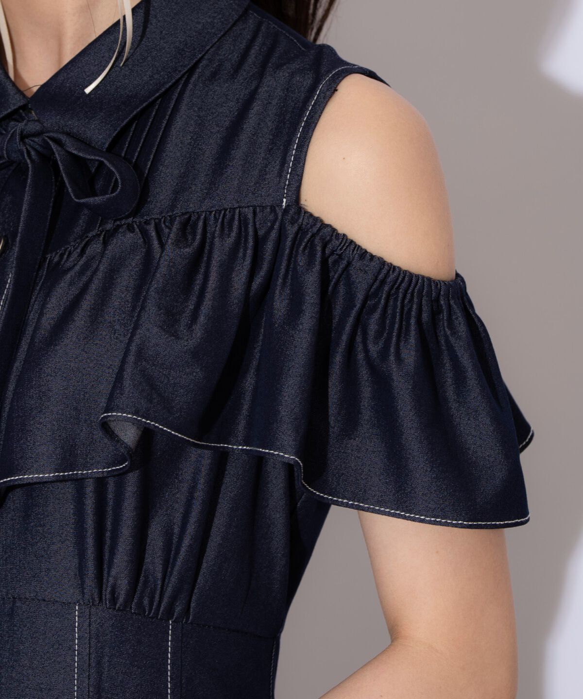 WILLSELECTION「２WAYスリーブストライプシャツワンピース」|ワンピース|