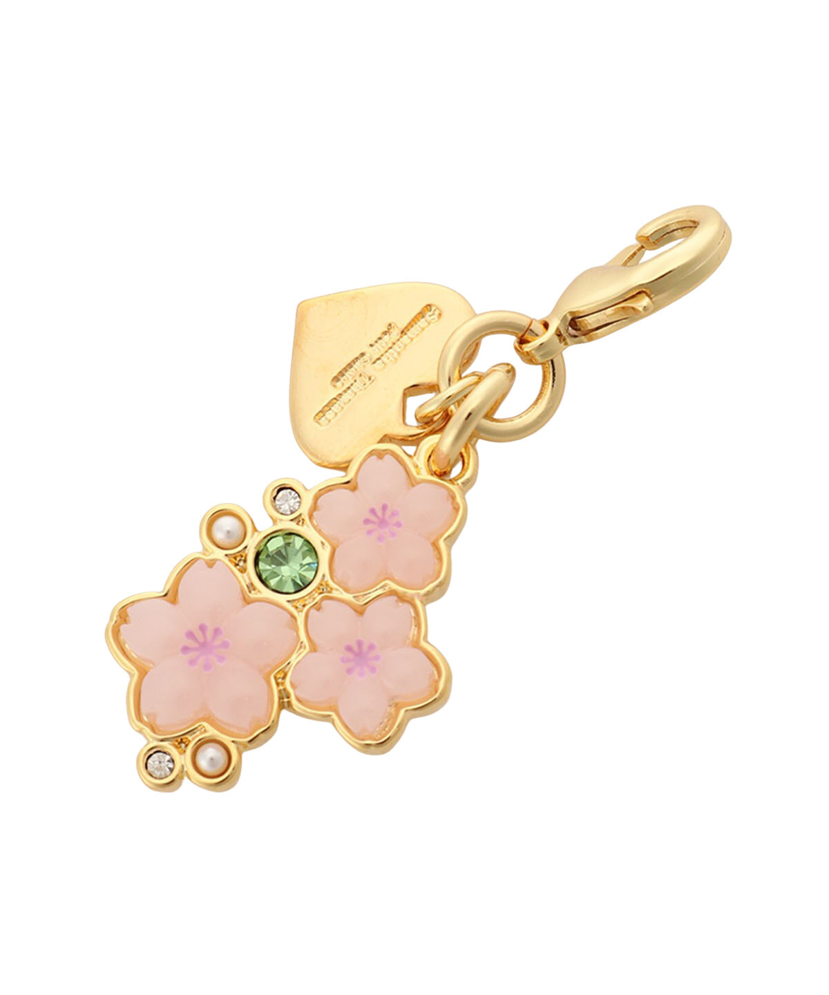 Samantha Thavasa Petit Choice「さくらモチーフ ファスナーチャーム」|チャーム・キーホルダー|ピンク