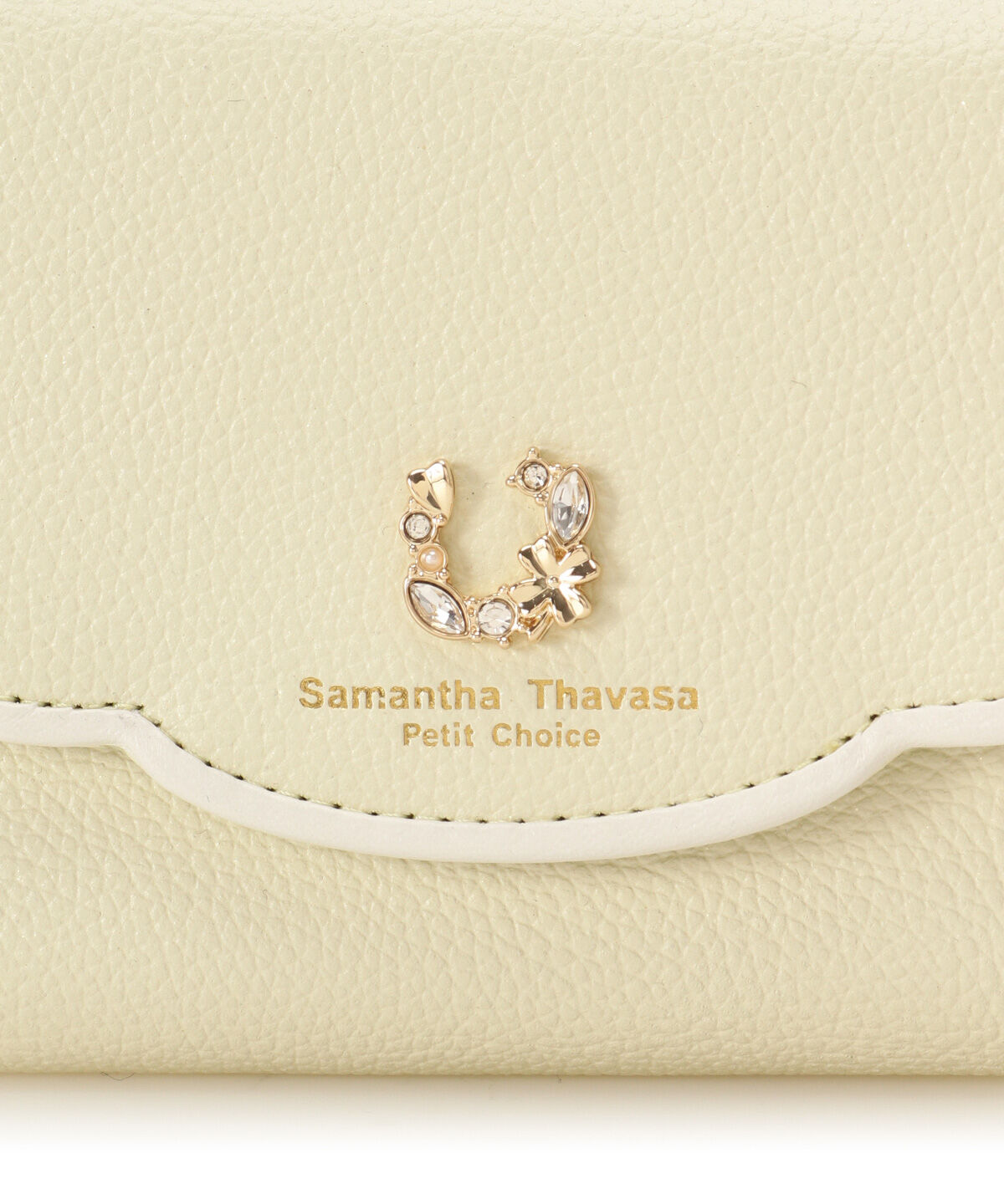 Samantha Thavasa Petit Choice「フープラインビジュー 折財布」|財布|