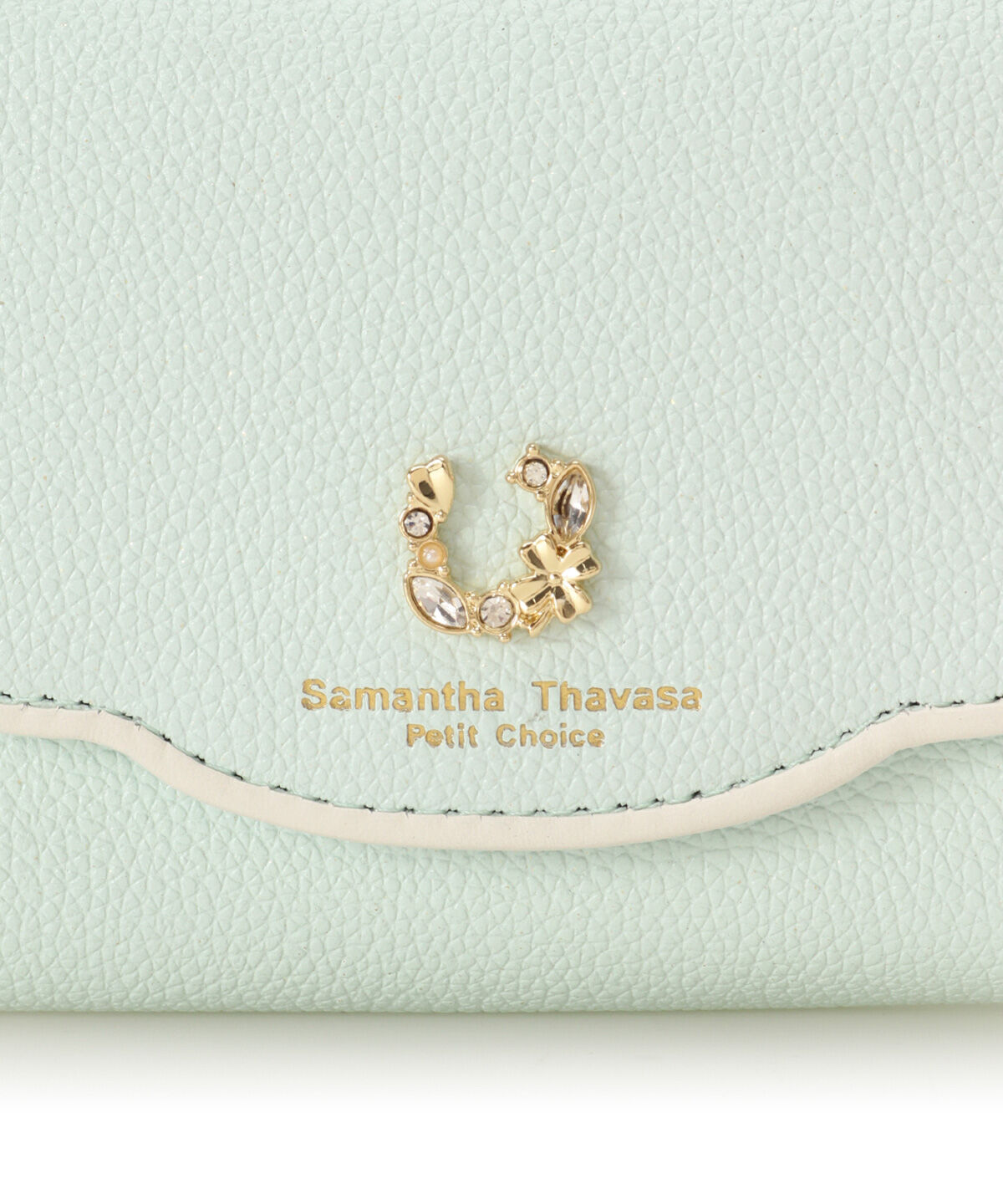 Samantha Thavasa Petit Choice「フープラインビジュー 折財布」|財布|