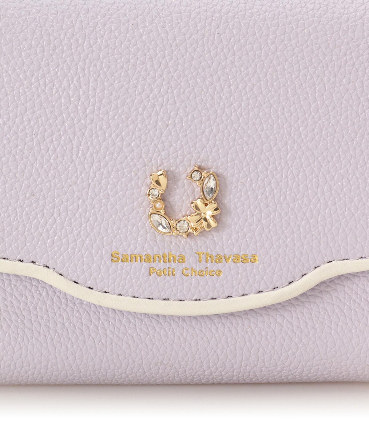 Samantha Thavasa Petit Choice「フープラインビジュー 折財布」|財布|