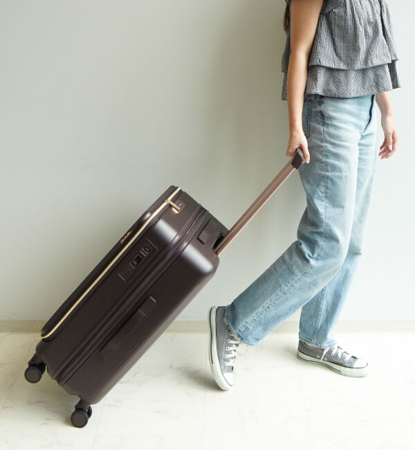 Jewelna Rose「Jewelna Rose エルダートローリー カップホルダー付 51/63リットル 05402」|キャリーケース|