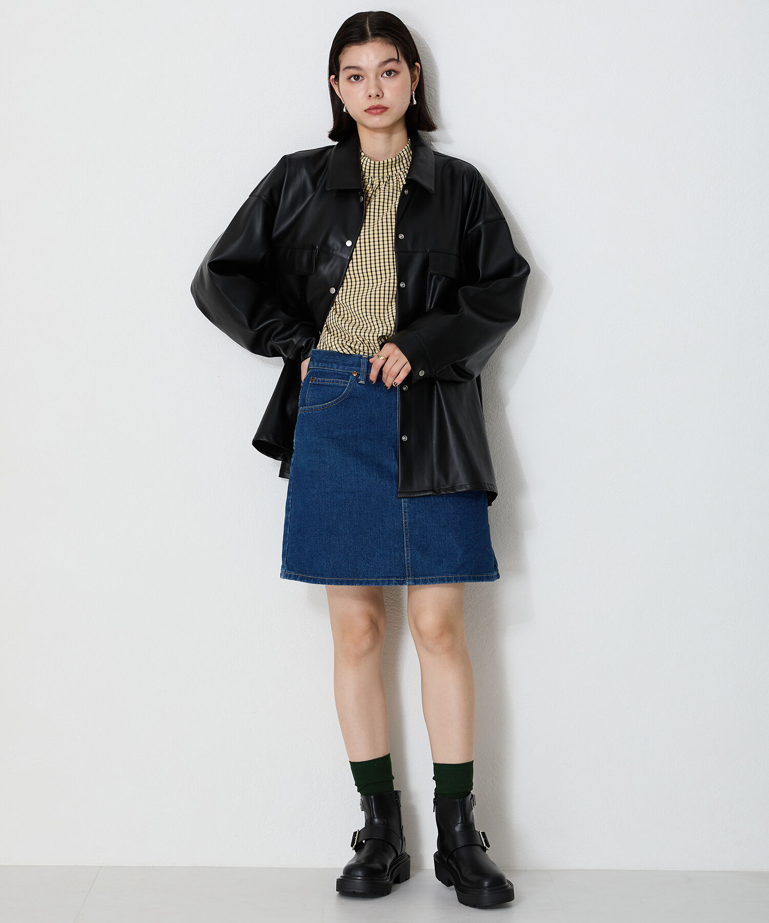 ORiental TRaffic「ダブルベルエンジニアトショートブーツ/41423」|ショートブーツ|