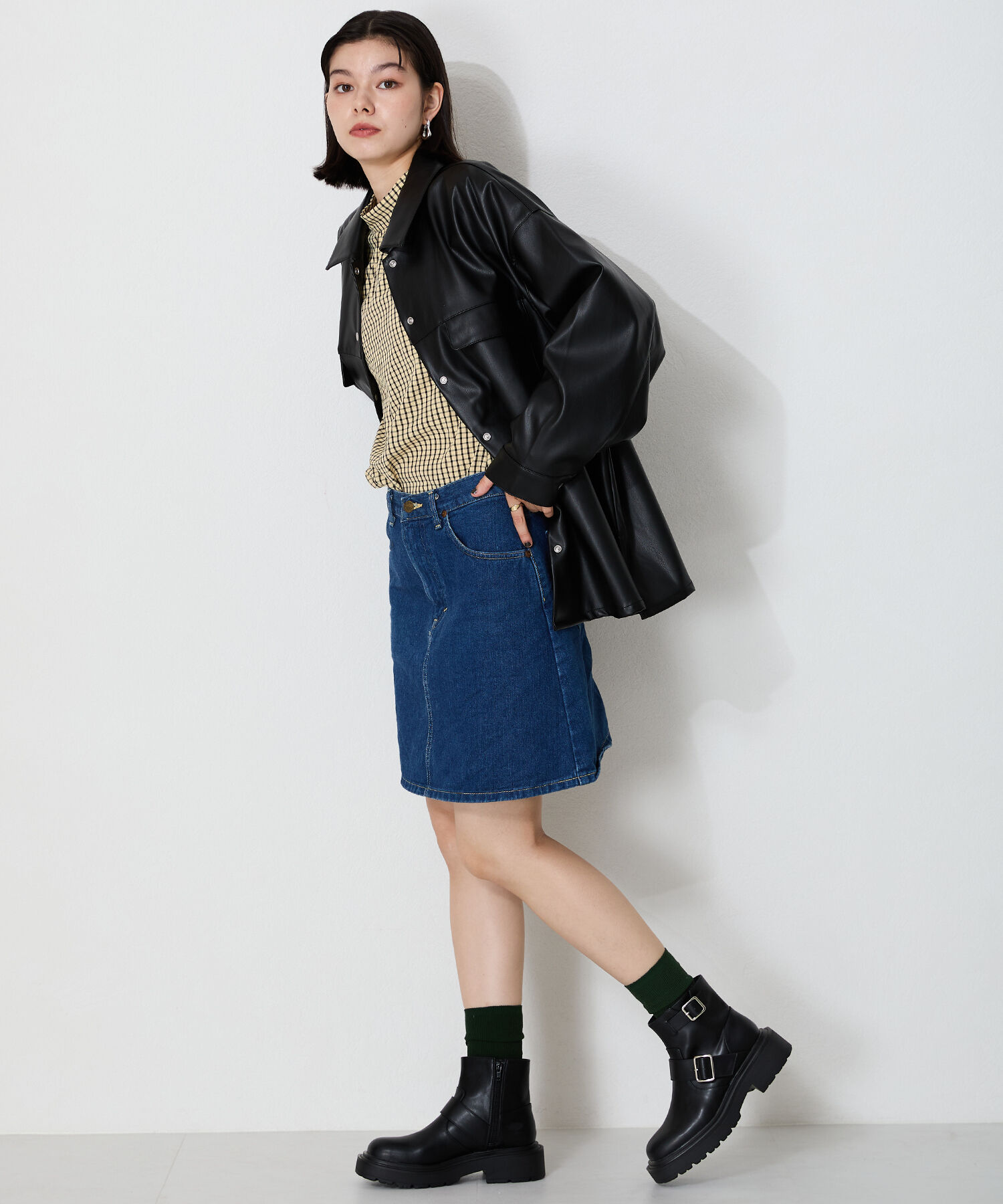 ORiental TRaffic「ダブルベルエンジニアトショートブーツ/41423」|ショートブーツ|