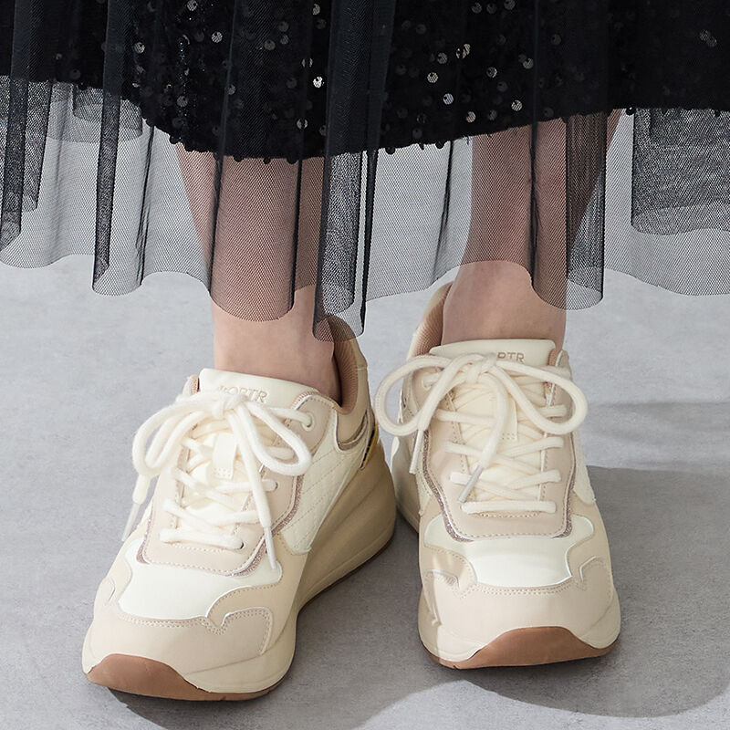 ORiental TRaffic「キルティング&times;グリッタースニーカー/OT3770」|スニーカー|BEIGE