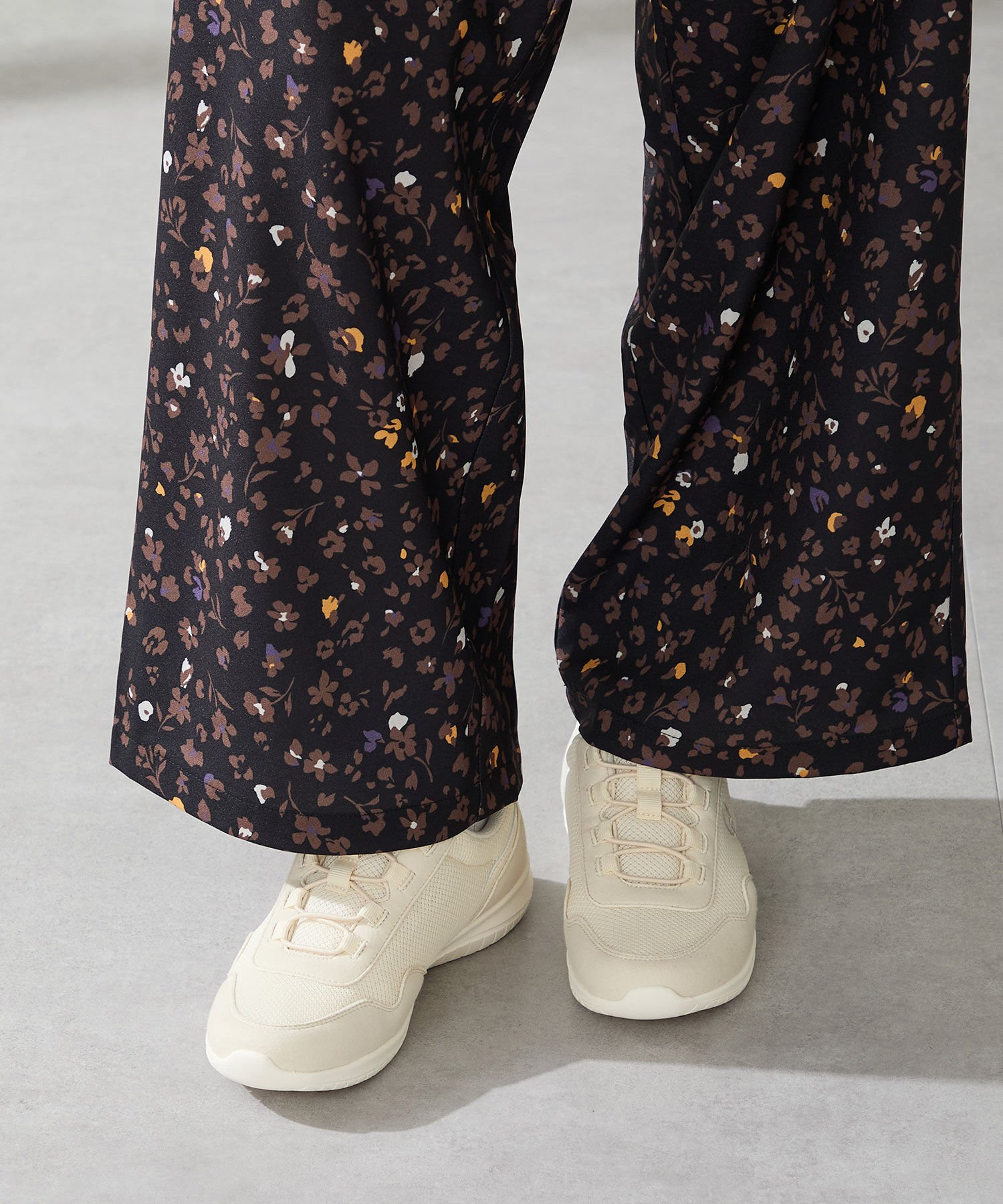 ORiental TRaffic「【瞬間フィット】 ゴム シューレース スニーカー /OT3786 ハンズフリー」|スニーカー|