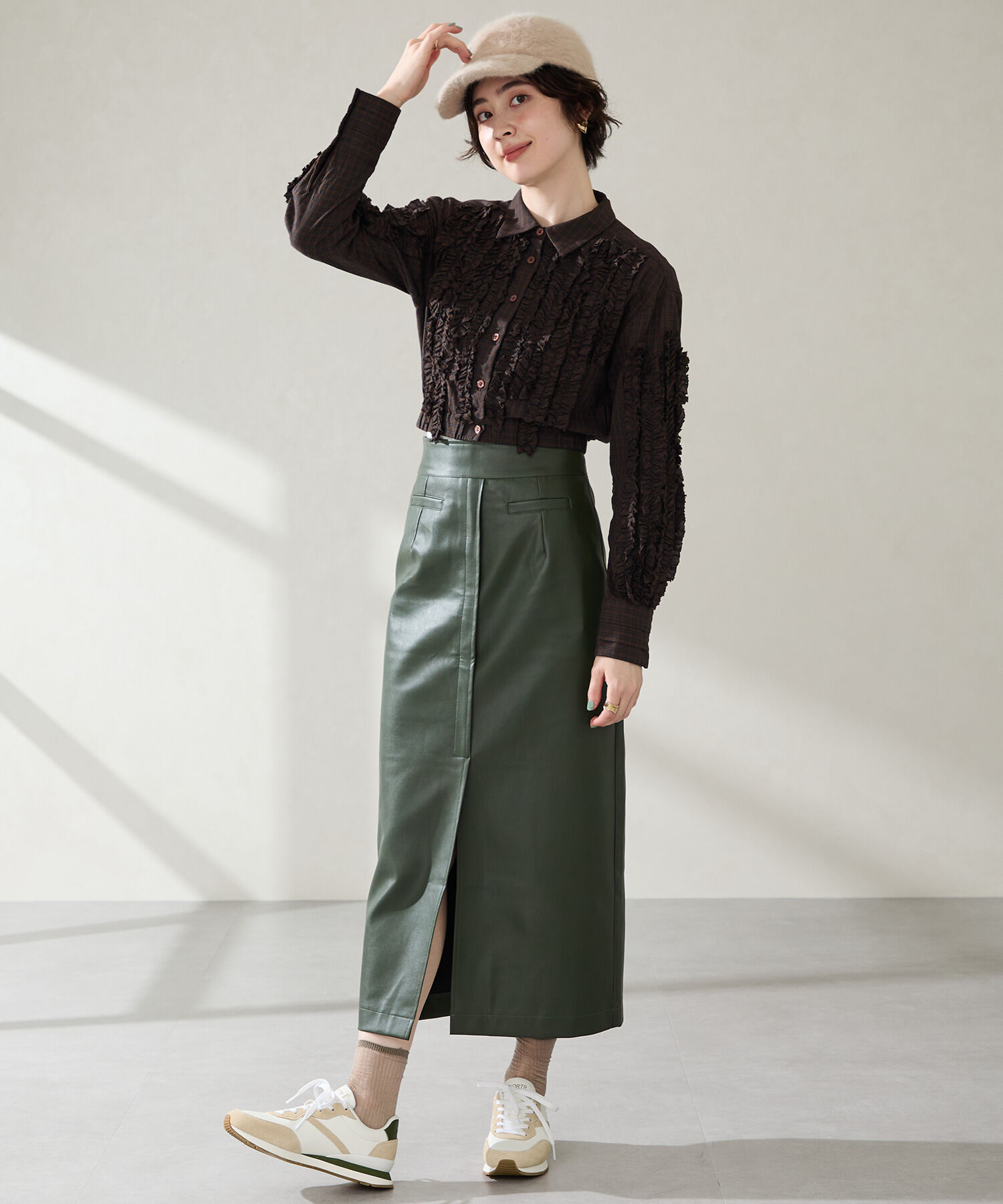 ORiental TRaffic「ロープロファイル スニーカー /OT3772 フラット　メタリックカラー」|スニーカー|