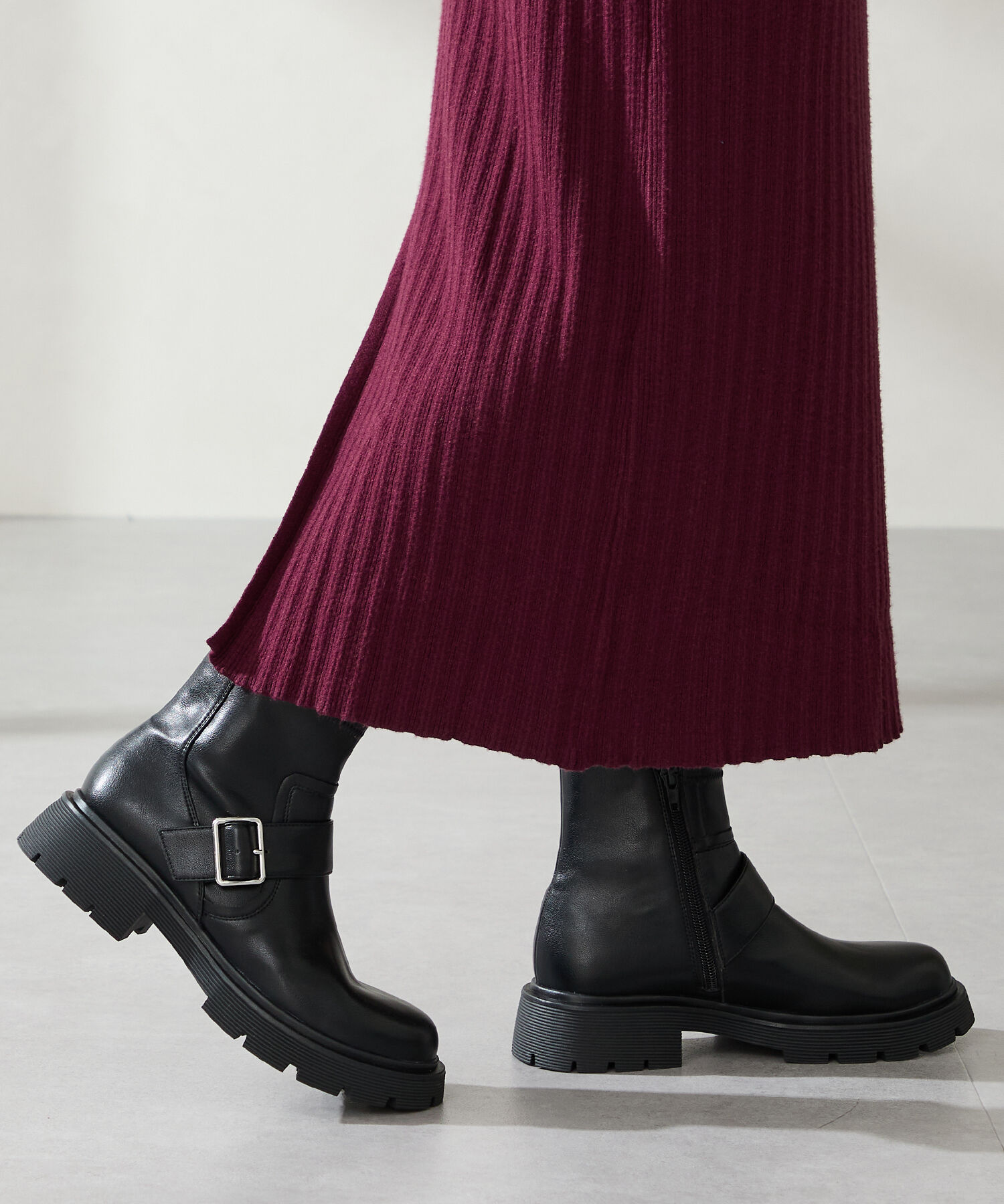 ORiental TRaffic「エンジニアト ショートブーツ /51411　ゆったり」|ショートブーツ|