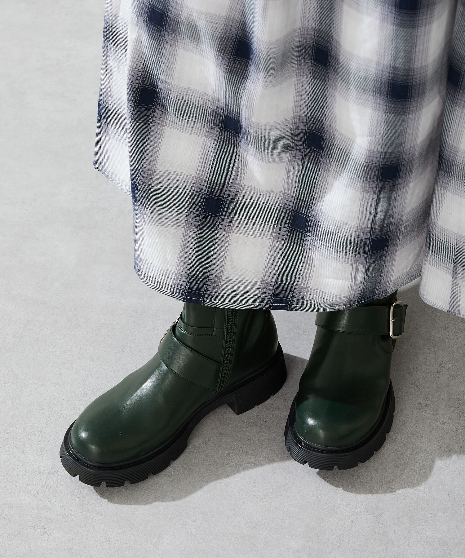 ORiental TRaffic「エンジニアト ショートブーツ /51411　ゆったり」|ショートブーツ|