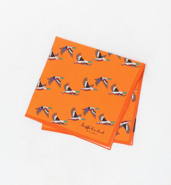 UNITED ARROWS「＜Dieffe Kinloch＞Flock of ducks ハンカチ」|ハンカチ|ORANGE