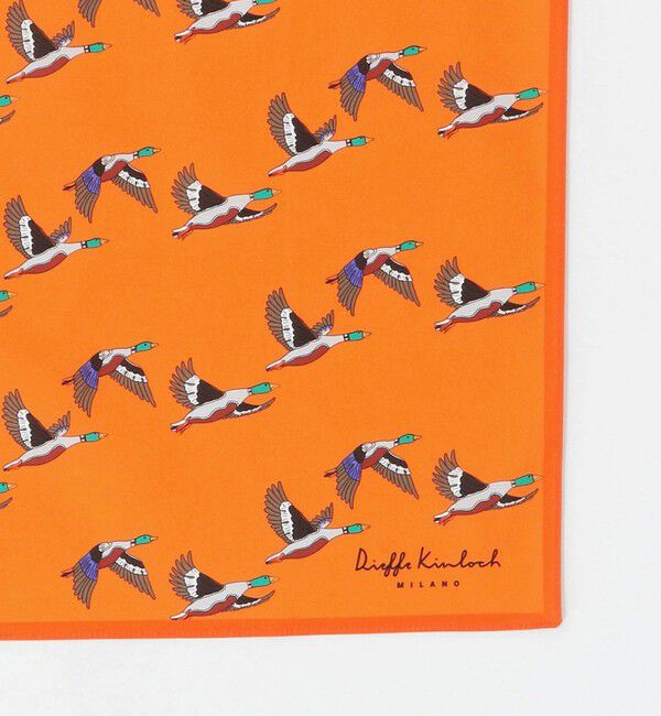 UNITED ARROWS「＜Dieffe Kinloch＞Flock of ducks ハンカチ」|ハンカチ|