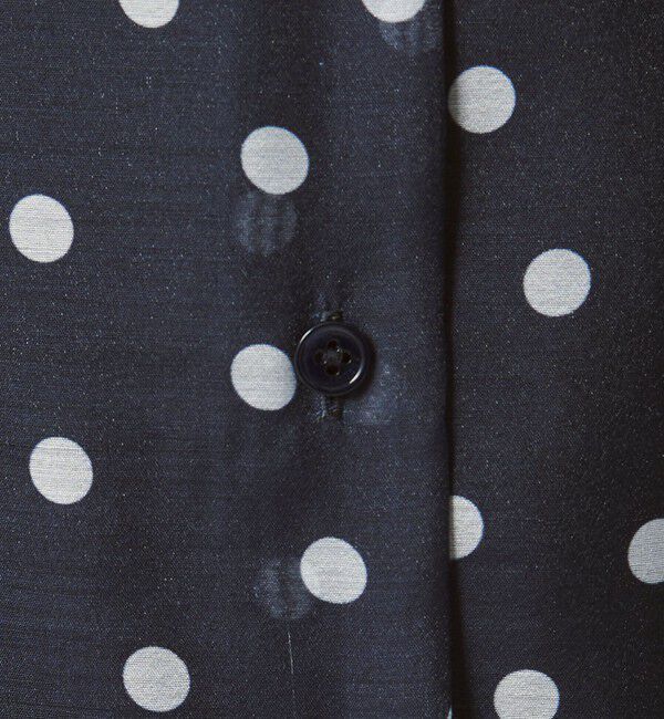 UNITED ARROWS「プリント バンドカラー シャツ」|シャツ・ブラウス|