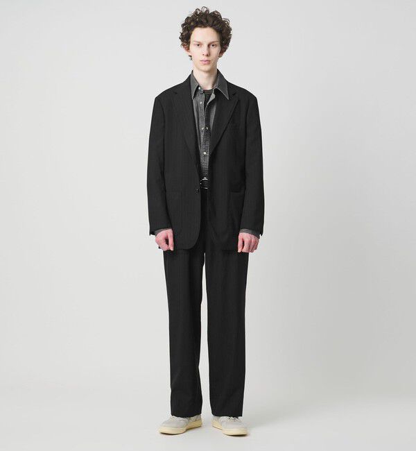 UNITED ARROWS「＜District＞ウォッシュド トロピカルウール シングル 2ボタン テーラードジャケット」|テーラードジャケット|