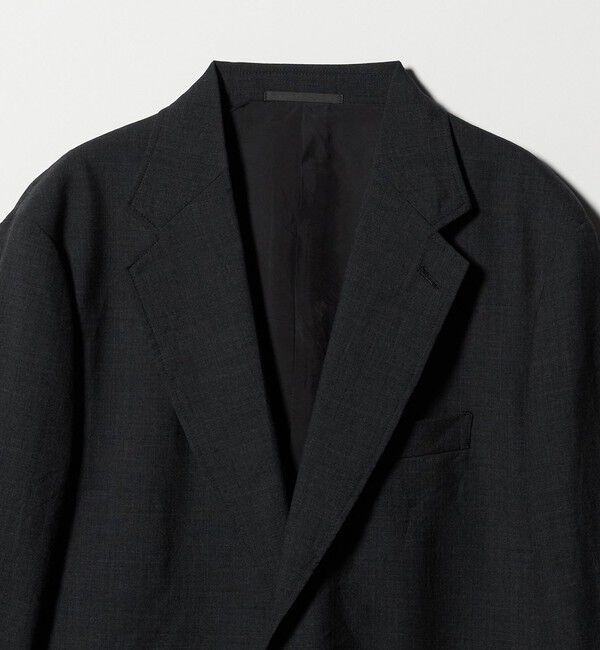 UNITED ARROWS「＜District＞ウォッシュド トロピカルウール シングル 2ボタン テーラードジャケット」|テーラードジャケット|