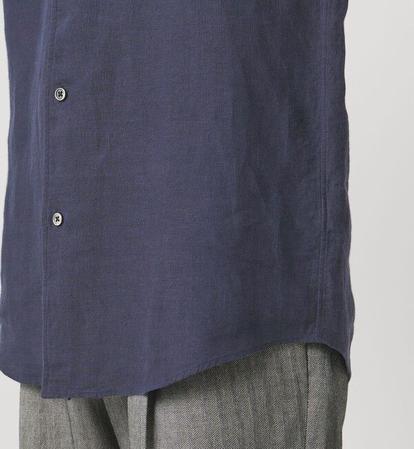 UNITED ARROWS「LIBECO リネン オープンカラー シャツ」|シャツ・ブラウス|