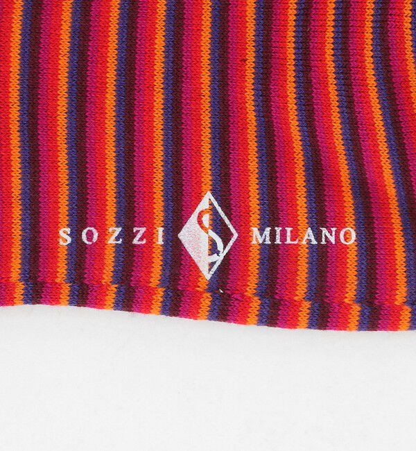 UNITED ARROWS「＜SOZZI＞カラーボーダー ソックス」|ソックス|