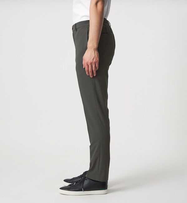 UNITED ARROWS「ライトサッカー ノープリーツ テーパードパンツ UA COZY ウォッシャブル 2WAYストレッチ」|スラックス|