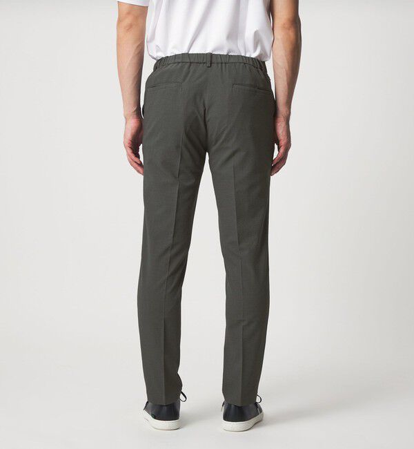 UNITED ARROWS「ライトサッカー ノープリーツ テーパードパンツ UA COZY ウォッシャブル 2WAYストレッチ」|スラックス|