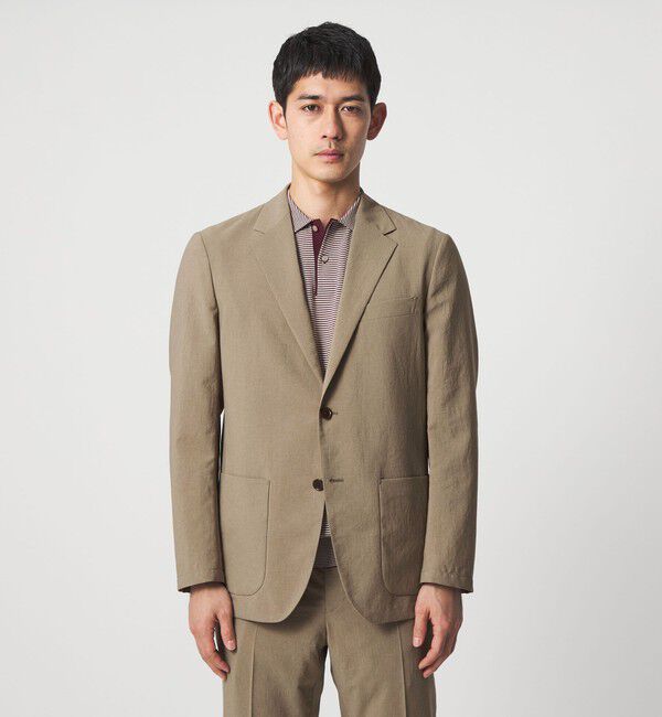 UNITED ARROWS「ポリエステル T＆T 2ボタン テーラードジャケット UA COZY ウォッシャブル ヨコストレッチ」|テーラードジャケット|