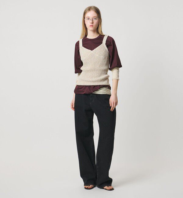 AEWEN MATOPH「＜AEWEN MATOPH＞ミックスヤーン ニット キャミソール BEIGE」|キャミソール|