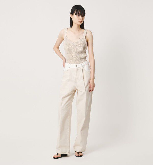 AEWEN MATOPH「＜AEWEN MATOPH＞ミックスヤーン ニット キャミソール BEIGE」|キャミソール|