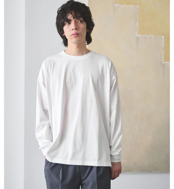 UNITED ARROWS green label relaxing「【WEB限定】デイリールーズ Tシャツ -吸水速乾・抗菌-」|Tシャツ・カットソー|WHITE