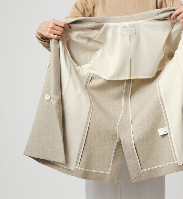 UNITED ARROWS green label relaxing「［size SHORTあり］Greed グリード メランジ ダブル ジャケット」|テーラードジャケット|