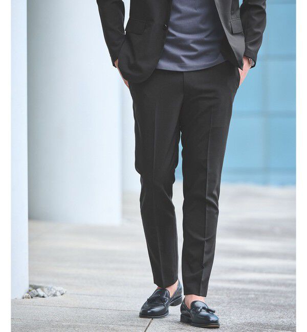 UNITED ARROWS green label relaxing「【WEB限定】JUST fit ドライポリエステル ナロー セットアップ -吸水速乾-」|テーラードジャケット|