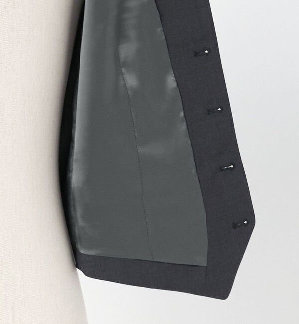 UNITED ARROWS green label relaxing「A+ TWPU トロピカル無地 スリム 5B セットアップ ベスト -ウォッシャブル-」|スーツ|