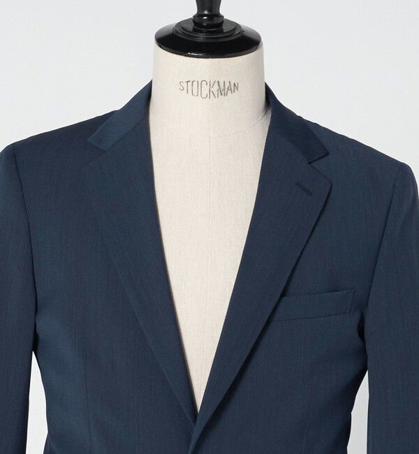 UNITED ARROWS green label relaxing「A+ TWPU トロピカル無地 2B スリム セットアップ ジャケット -ウォッシャブル・ストレッチ-」|スーツ|