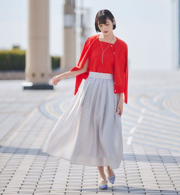 UNITED ARROWS green label relaxing「HIYOKE クルーネック ニット カーディガン マシンウォッシャブル 接触冷感 UVカット 遮熱」|カーディガン|