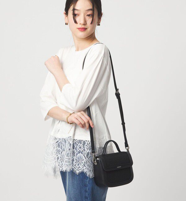 UNITED ARROWS green label relaxing「【別注】＜SINBONO＞メッシュフラップ ミニバッグ」|ショルダー・メッセンジャー|