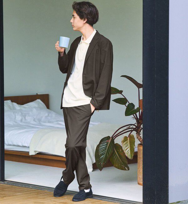 UNITED ARROWS green label relaxing「ワープ ニット リラックス ジャケット -ストレッチ・吸水速乾-」|テーラードジャケット|