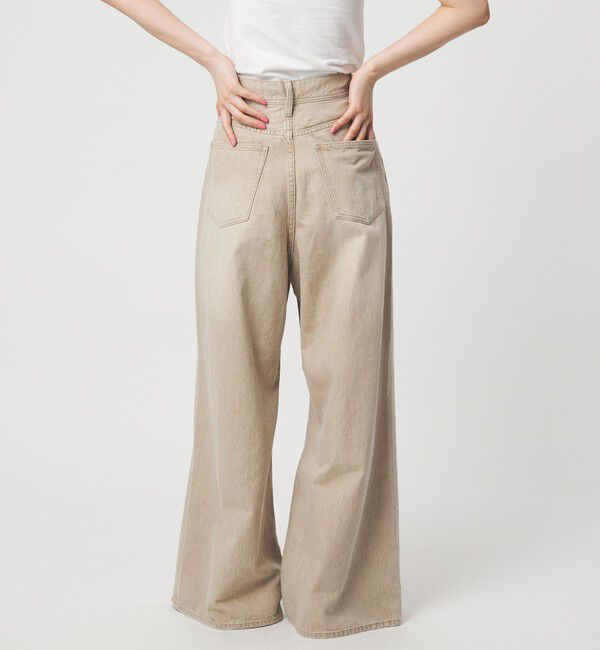 EMMEL REFINES「＜EMMEL REFINES＞EM  ソフト ワイド DNM パンツ」|チノ|