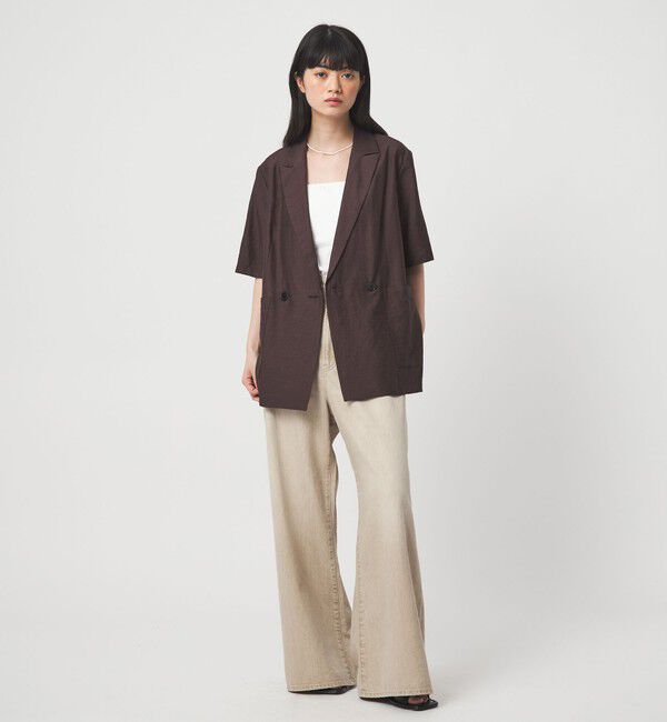 EMMEL REFINES「＜EMMEL REFINES＞EM  ソフト ワイド DNM パンツ」|チノ|