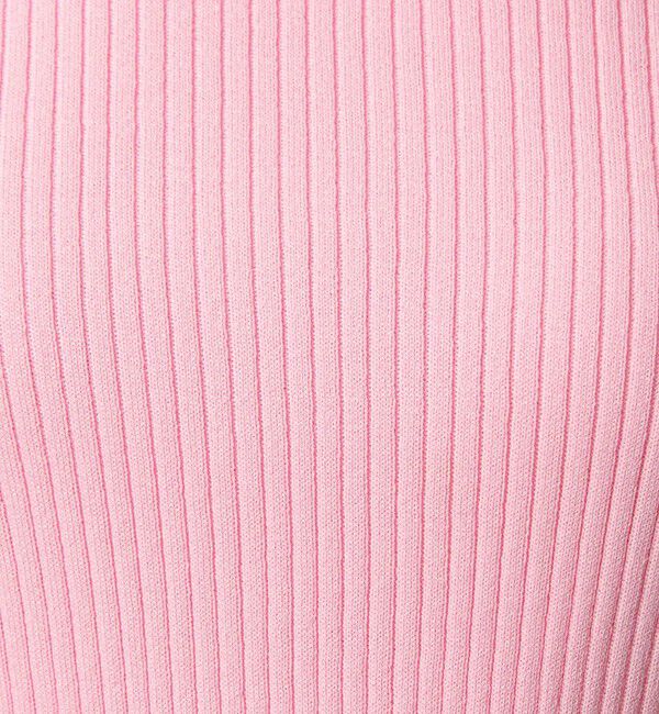 UNITED ARROWS green label relaxing「【WEB限定】＜at ease＞ソデサキ バイカラー 5分袖 プルオーバー ニット」|ニット・セーター|