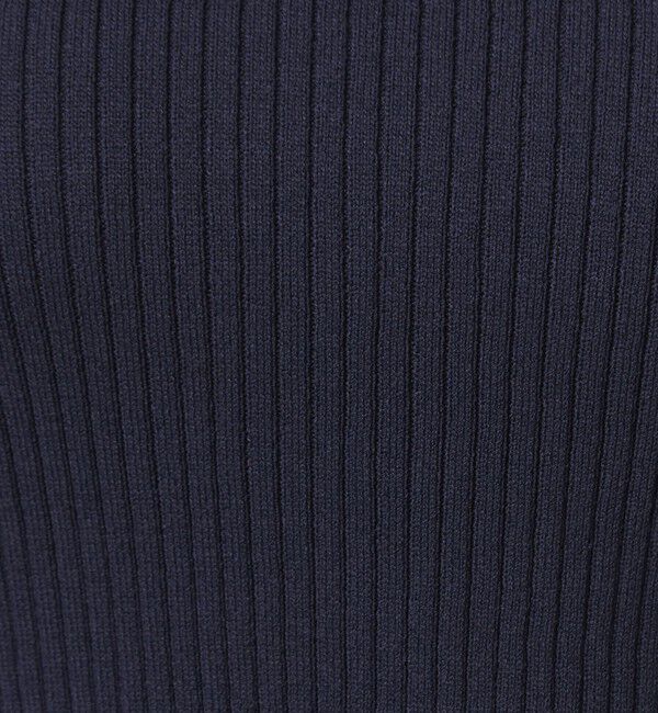 UNITED ARROWS green label relaxing「【WEB限定】＜at ease＞ソデサキ バイカラー 5分袖 プルオーバー ニット」|ニット・セーター|