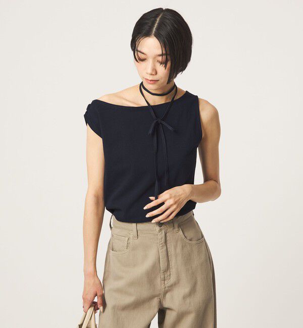 UNITED ARROWS green label relaxing「【別注】＜Plus by ONIT＞ワンショルダー トップス」|Tシャツ・カットソー|